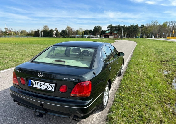Lexus GS cena 42900 przebieg: 238000, rok produkcji 2001 z Babimost małe 704